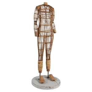 Anitque Mannequin in Bamboo, Cane, Wood and Steel, 1890s