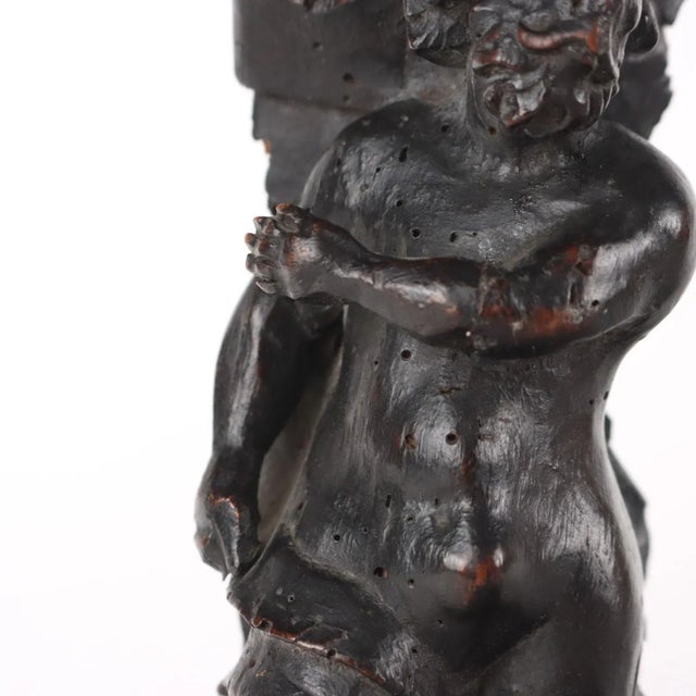 17th Century Mannerist Wood Sculpture, Italy For Sale - Image 5 of 9