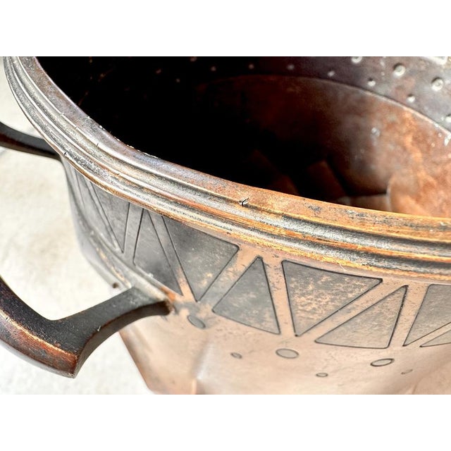 Copper Art Nouveau Sculptural Ice Bucket from Orivit, Germany, 1900s For Sale - Image 8 of 17