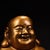 Beautiful handcrafted solid copper Maitreya, also known as Laughing Buddha, with hand-painted robes and gilded gilt...