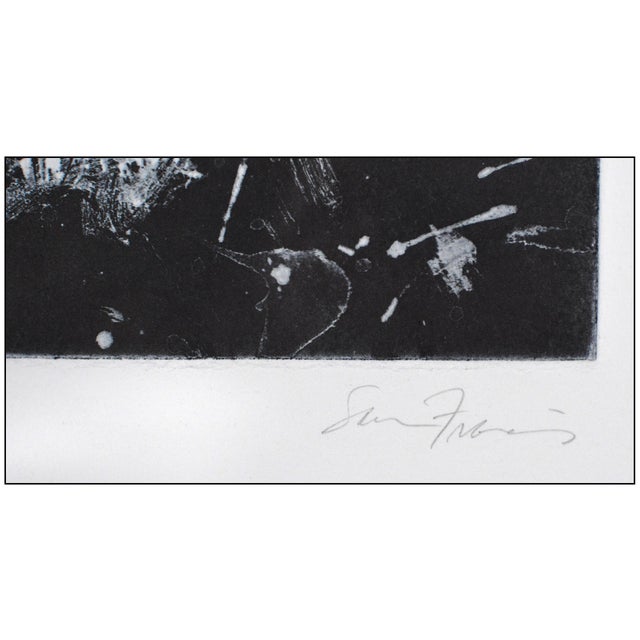 Mid 20th Century i.39; sfe.007 Abstract Black Aquatint Sam Francis For Sale In Minneapolis - Image 6 of 8