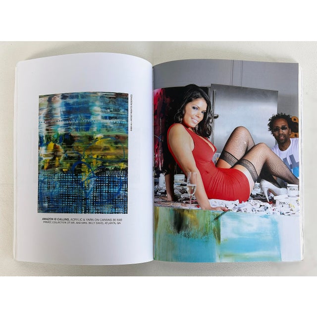 Anthony Liggins Abstract Acrylic Painting and Signed Book "Who Loves You Baby" - Set of 2 For Sale - Image 11 of 13