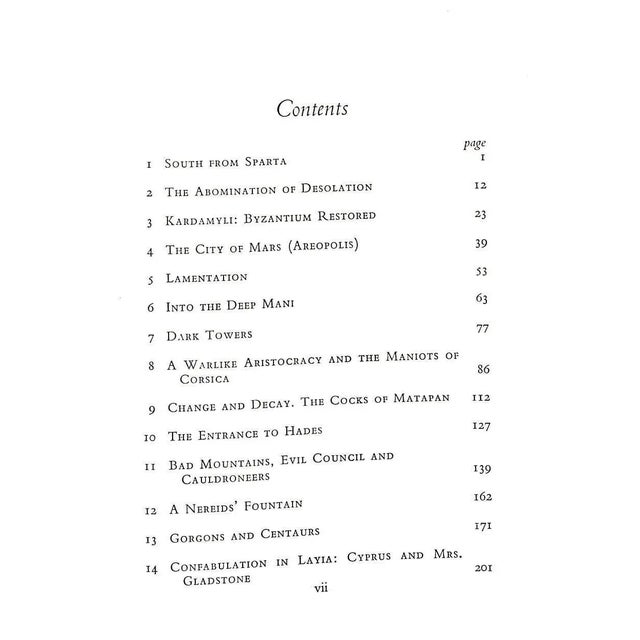 "Mani: Travels in the Southern Peloponese" 1958 Leigh Fermor, Patrick For Sale - Image 4 of 12