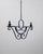 Early 20th Century 1900s French Metal Chandelier For Sale - Image 5 of 18
