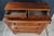 Antique Victorian Crotch Walnut Chest Drawers Stepback Dresser Wishbone Mirror For Sale - Image 6 of 18