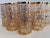 Gold Vintage 1960s Imperial Glass Shoji Trellis 22k Gold Tumblers, Set of 8 For Sale - Image 8 of 8