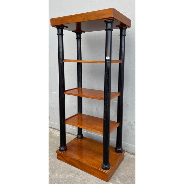 French 1940s Vintage Four Tiered Etagere For Sale - Image 3 of 7