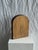 Mini Mirror with Rounded Oak Top, 1980s For Sale - Image 10 of 12