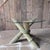 Wood Vintage Side Table in Faux Bamboo with Glass Top, 1980s For Sale - Image 7 of 13
