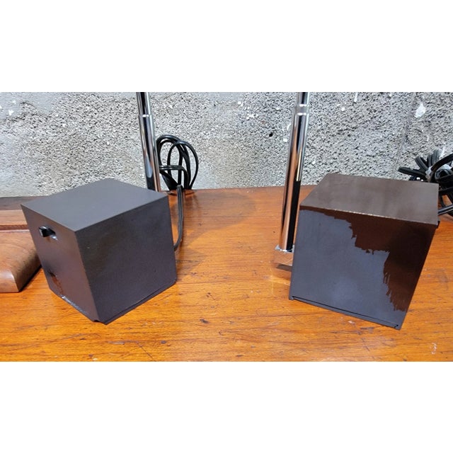 Pair Lightolier "Lytegem" Task Lamps by Michael Lax - A Pair For Sale - Image 11 of 12
