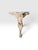 Vintage Italian Rococo Style Hand-Carved Figural Wood Coffee Table With Pink Marble Top For Sale In West Palm - Image 6 of 9