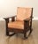 Wood Oak Craft Antique Mission Oak and Leather Rocking Chair For Sale - Image 7 of 12