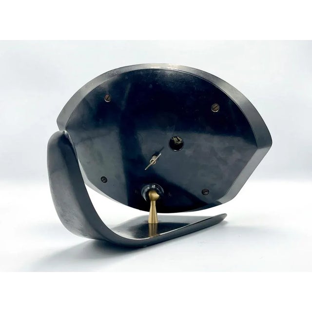 Space Age Bakelite Clock from Prim, 1950s, in Very Good conditions. Designed 1950 to 1959 This piece is attributed to the...