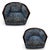 Baker Furniture Thomas Pheasant Bevel Swivel Lounge Chairs, a Pair For Sale - Image 15 of 17