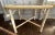 Traditional Pair Vintage Faux Bamboo Glass Top Tables For Sale - Image 3 of 8