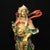 Metal Late 19th Century Polychrome Bronze Skanda Statue, Buddhist Protector, 1.23kg For Sale - Image 7 of 9