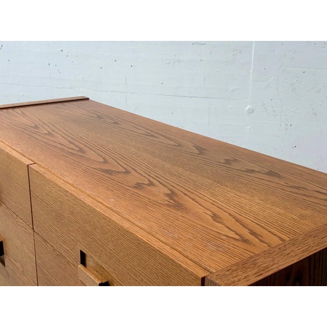 Mid-Century Brutalist Oak Sideboard, 1960s For Sale - Image 14 of 16