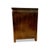 1980s Asian Brown Lacquer Elm Nightstand For Sale - Image 4 of 5