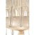 Contemporary Venetian White and Gold Leaves Murano Style Glass Chandelier by Simoeng For Sale - Image 3 of 9
