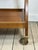 Vintage Cherry Wood Rolling Serving Cart, 1970s For Sale - Image 6 of 12