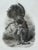 Wood Mid 9th Century “Pehriška-Ruhpa” Native American Portrait Lithograph by Karl Bodmer in Burlwood Frame For Sale - Image 7 of 7