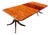 Antique Federal Mahogany Double Pedestal Tilting Banquet Table With Two Leaves For Sale