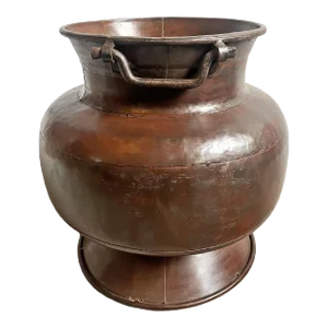 Vintage India Iron Pot