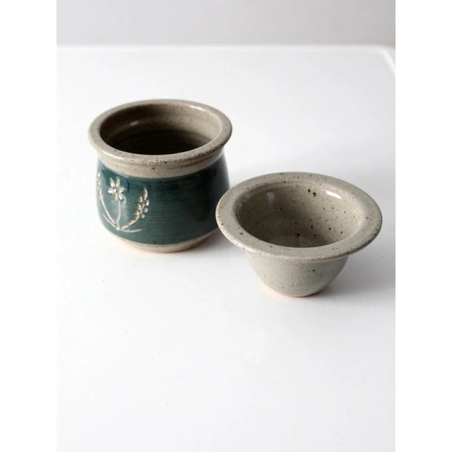 Vintage Studio Pottery Jar For Sale - Image 10 of 13