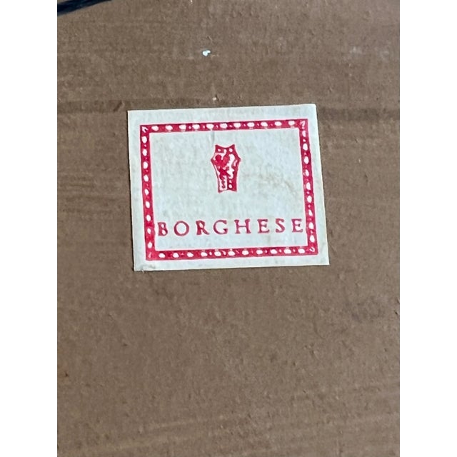 Vintage Borghese Hand Colored Chinoiserie Asian Borghese Framed Prints a Pair For Sale - Image 9 of 12