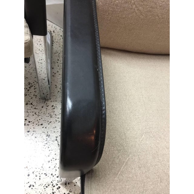 Matteo Grassi Stitched Leather and Chrome Dining Chairs - Set of 4 For Sale - Image 13 of 18