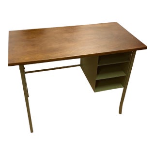 Mid Century Modern Desk (With Chair Included) For Sale