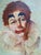 Portraiture Mid 20th Century Sad Clown Oil Painting Signed Lo Russo For Sale - Image 3 of 4