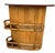 1950s Restored Mid-Century Sailboat Ships Bow Shaped Stacked Rattan Dry Bar For Sale - Image 5 of 13