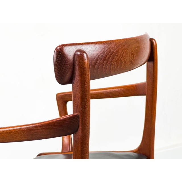 Rungstedlund Armchair in Teak and Leather by Ole Wanscher for P. Jeppesen, 1960s For Sale - Image 12 of 18