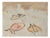 Hans Mendler, Three Butterflies, 1980, Mixed Media, Framed For Sale