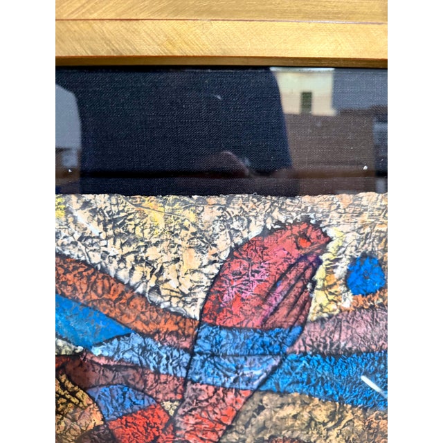 Early 20th Century Jiang Tiefeng, Large Original Mixed Media Painting on Rice Paper Chinese Artist Jiang Tiefeng For Sale - Image 5 of 18