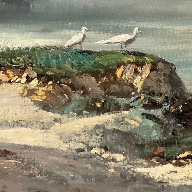 Textile Gabriel Cornelis De Jongh, Oil on Canvas, Mountain Landscape, Signed and Dated For Sale - Image 7 of 12