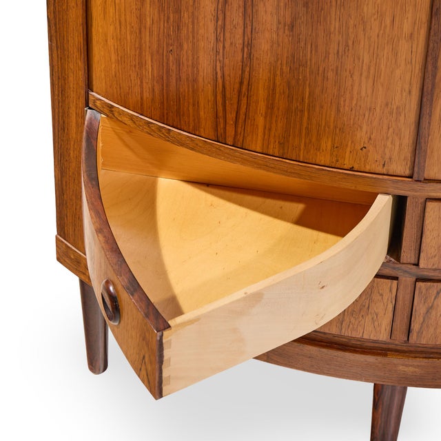 Mid 20th Century Kai Kristiansen Mid Century Danish Rosewood Corner Cabinet For Sale - Image 5 of 7