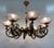 Vintage Murano Glass Chandelier in Bronze and Brass from Seguso, 1950s For Sale - Image 6 of 10