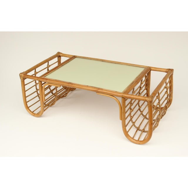 Rattan Bedside Table, 1950s For Sale - Image 10 of 13