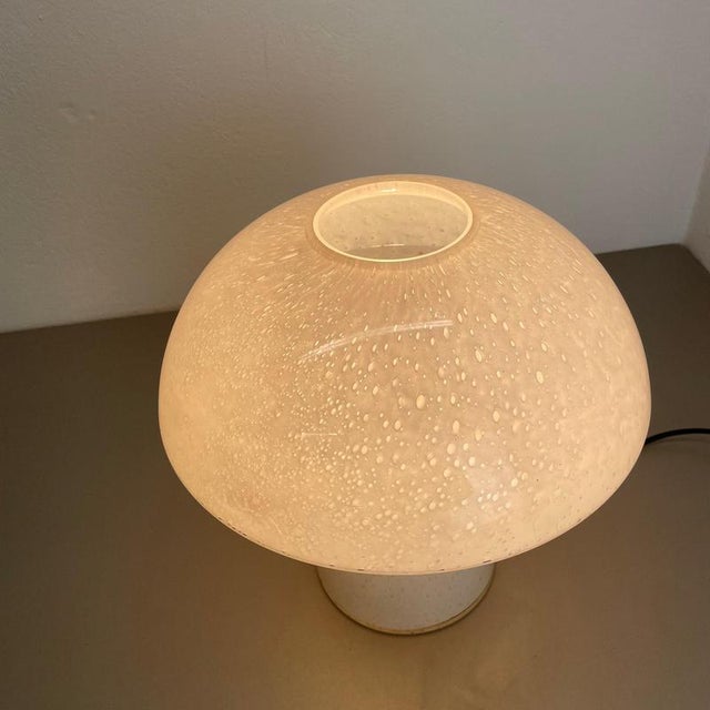 Large Glass UFO Table Light from Glashütte Limburg, Germany, 1970s For Sale - Image 18 of 18