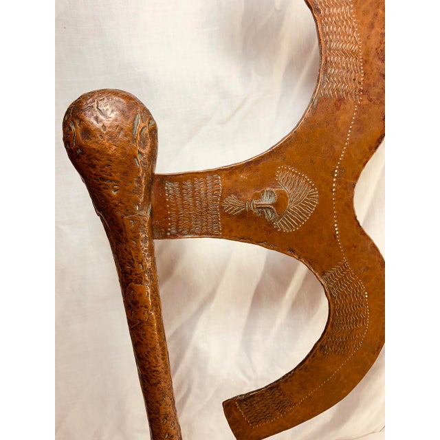 African Ceremonial Copper Axes on Custom Stands a Pair Chairish