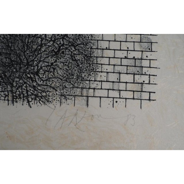 Jean Carzou, The Hill, 1983, Original Lithograph For Sale - Image 7 of 8
