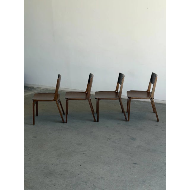 Vintage Thonet Dining Chairs — Set of 4 For Sale - Image 9 of 15