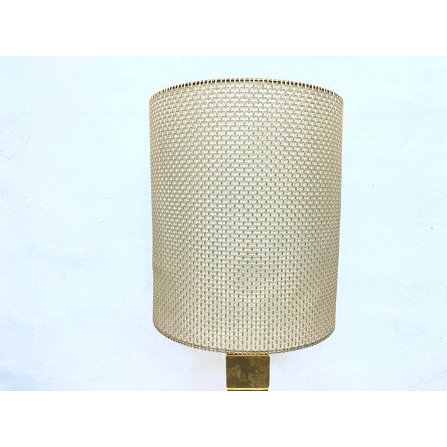 Hollywood Regency Floor or Table Lamp with Gold-Plated Ceramic Base, 1960s-1970s For Sale - Image 9 of 16