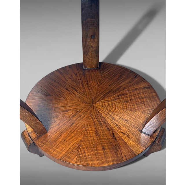 Mid 20th Century Art Deco Italian Walnut Coffee Table For Sale - Image 16 of 18