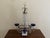 Early 20th Century Gustavian Crystal Girandole With Cobalt Glass and Marble For Sale - Image 12 of 13