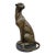 Modern Art Extra Large Mountain Lion Bronze Sculpture By Henry Moore Figurine For Sale