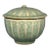 Antique Longquan Celadon Lotus Petal Lidded Bowl, Chinese Ceramic Vessel For Sale
