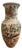 Late 20th Century Chinese Hand Painted Porcelain Vase Phoenix & Peony Motif 8.5” Floral Bird For Sale